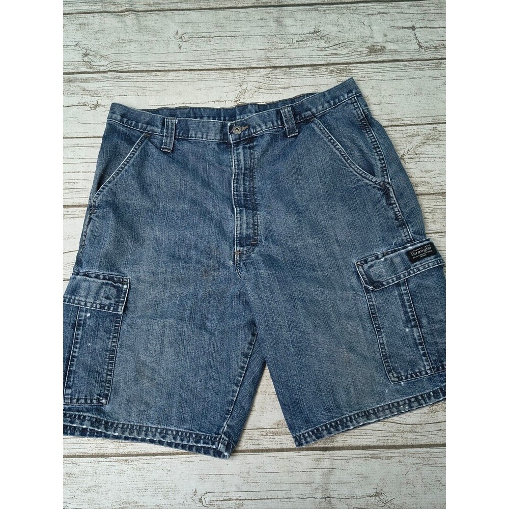 Wrangler Cargo Jean Shorts Jorts Size 36